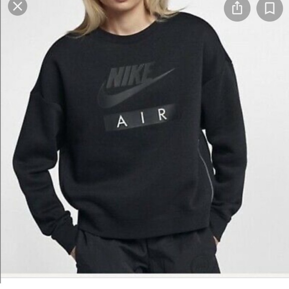 Nike Sweaters - Nike Air Side Zip Sweatshirt Size L